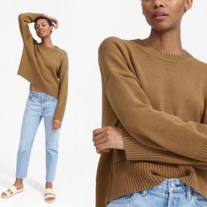 Everlane Soft Cotton Square Crew Sweater